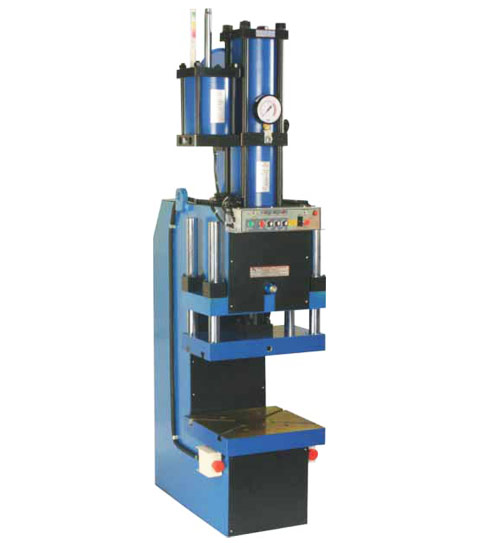 C Frame Hydro Pneumatic Press with Guided Moving Platen